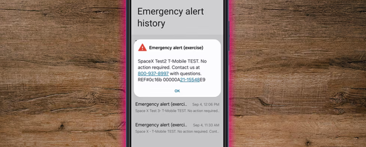 T-Mobile experiments Wireless Emergency Alert via Starlink